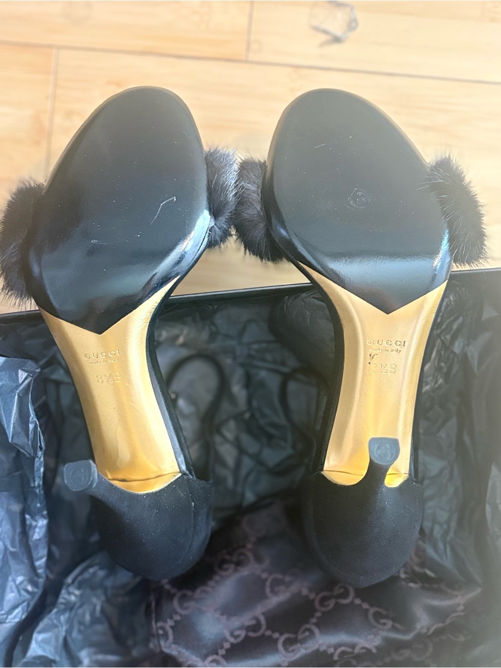 Gucci heels fur - Picture 3 of 7
